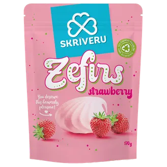 ZEFĪRS SKRĪVERU AR ZEMEŅU GARŠU 170G