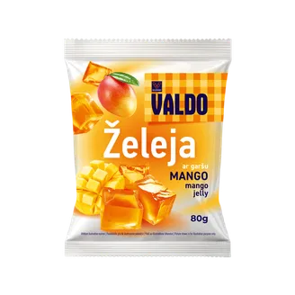 ŽELEJA VALDO AR MANGO GARŠU 80G