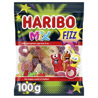 ŽELEJKONFEKTES HARIBO MIX FIZZ 100G