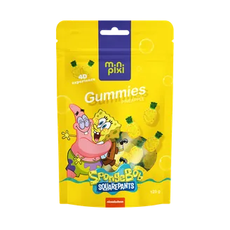 ŽELEJKONFEKTES MINPIXI 4D SPONGEBOB PINEAPAPPLE 125G