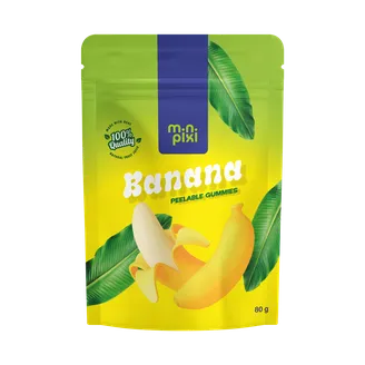 ŽELEJKONFEKTES MNPIXI AR BANĀNU GARŠU 80G