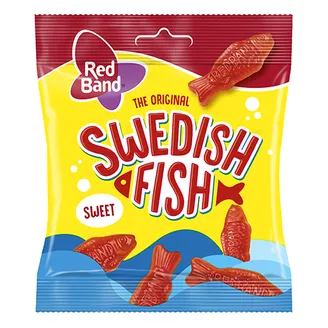 ŽELEJKONFEKTES RED BAND SWEDISH FISH 100G
