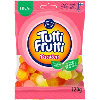 ŽELEJKONFEKTES TUTTI FRUTTI PASSION 120G