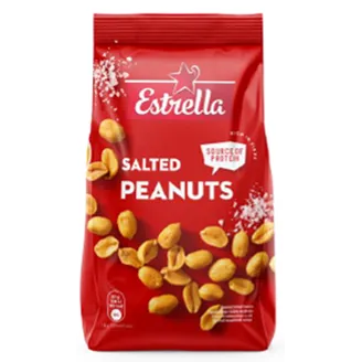 ZEMESRIEKSTI ESTRELLA GRAUZDĒTI AR SĀLI 240G