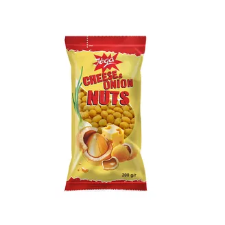 ZEMESRIEKSTI JEGA APVALKĀ AR SIERU UN SĪPOLU GARŠU 200G