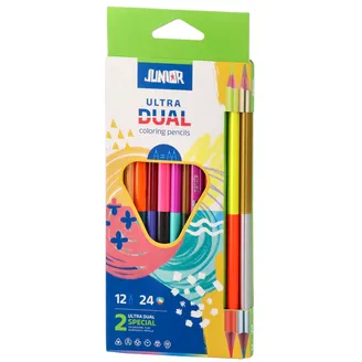 ZĪMUĻI KRĀSAINI DUAL TRIJSTŪRA FORMAS ULTRA COLOR JUNIOR