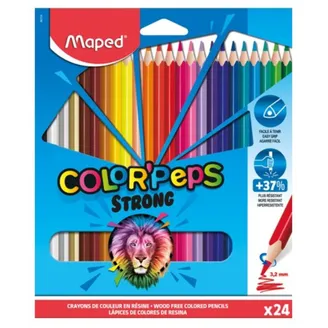 ZĪMUĻI MAPED COLOR PEPS STRONG TRĪSSTŪRA 24 KRĀSAS