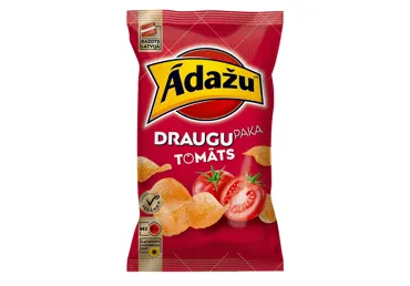 Čipsi Ādažu Draugu paka tomātu 180g