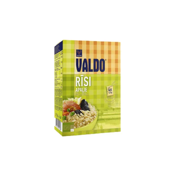 Apaļie rīsi VALDO 4x125g