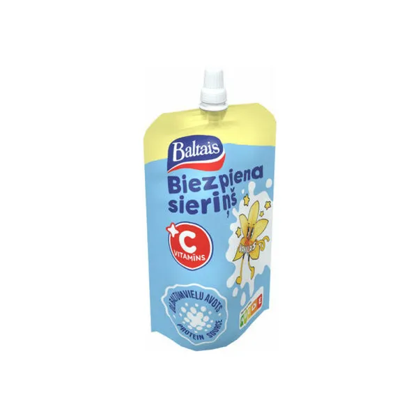 Biezpiena sieriņš Baltais vaniļas 100g