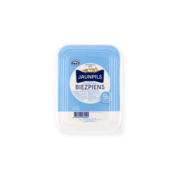 Biezpiens JAUNPILS pilnpiena 9% 600g