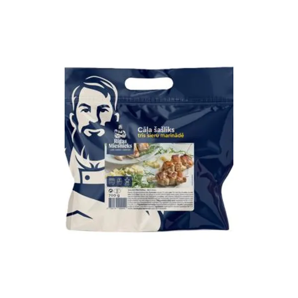 Cāļa šašliks trīs sieru marinādē RM 700g
