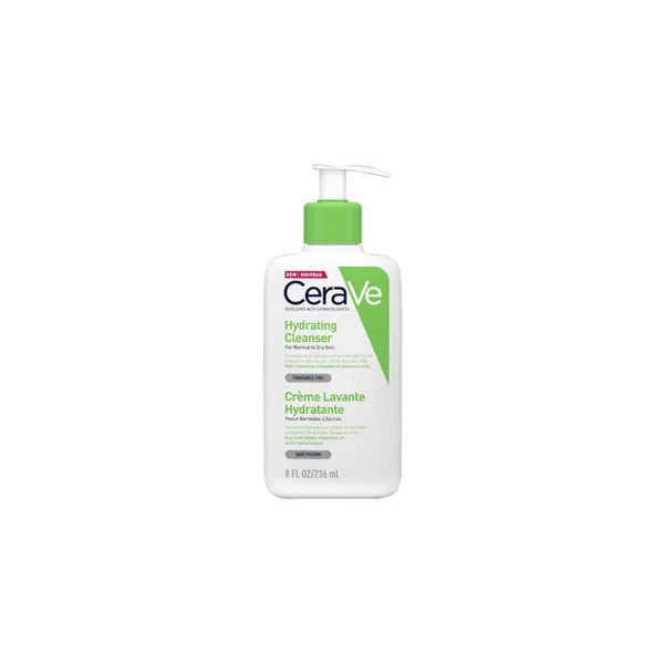 CERAVE For Face And Body Hydrating With Ceramides cleansing cream, 236 ml