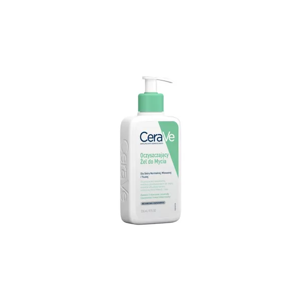 CERAVE For Face And Body With Ceramides cleansing gel, 236 ml