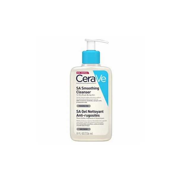 CERAVE SA Smoothing Cleanser for dry, rough, bumpy skin, 236ml