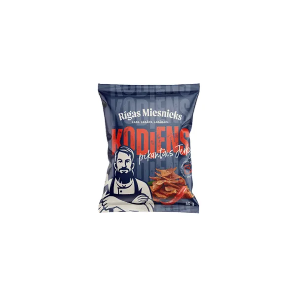 Cūkgaļas Jerky pikantais KODIENS 50g