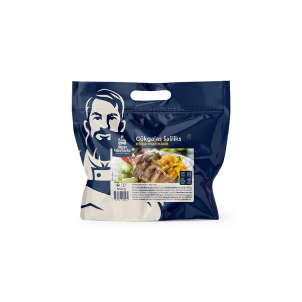 Cūkgaļas šašliks etiķa marinādē 800g
