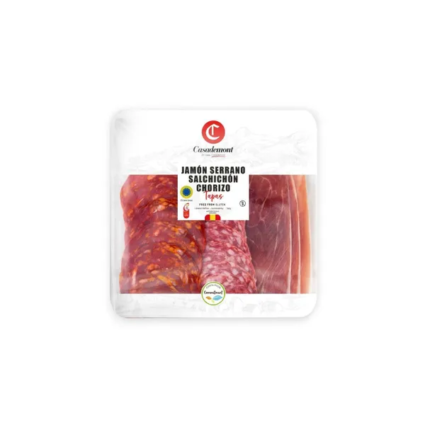 Gaļas delikatešu izlase Tapas, vīt., 150g, Casademont