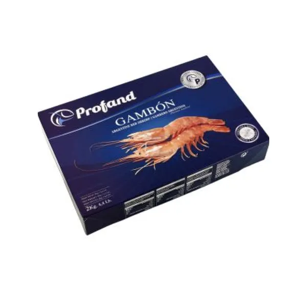 Garneles Argentīnas, sarkanas, veselas, 10/20, (L1), sald., 2kg, (P.Muelleri)