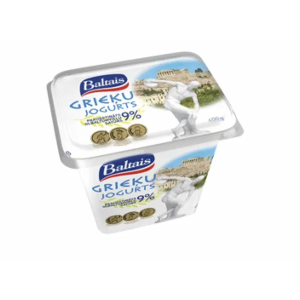 Grieķu jogurts Baltais bez piedevām 400g