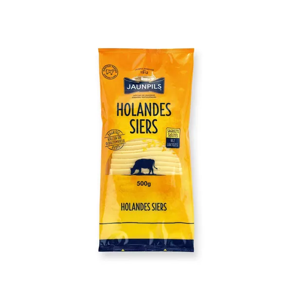 JAUNPILS Holandes siers šķēlītēs, 500 G