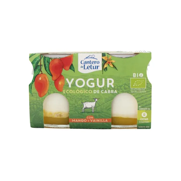 Jogurts BIO kazas piena mango/vaniļas 2x125g