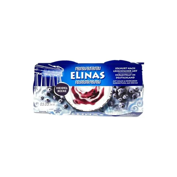 Jogurts grieķu ar mellenēm Elinas 600g
