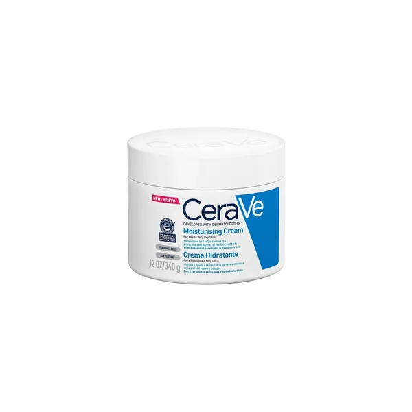 Ķermeņa krēms Cerave Moisturising Cream Dry To Very Dry Skin, 340 ml