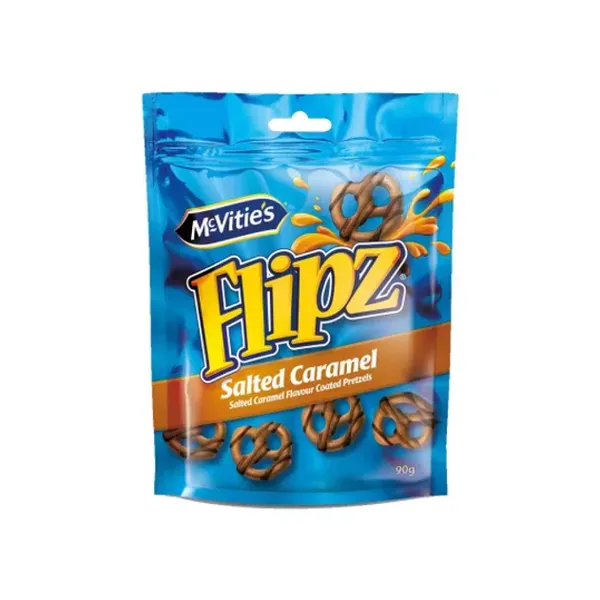 Kliņģerīši Flipz Salted Caramel 90g
