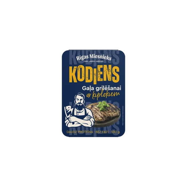KODIENS gaļa grilēšanai ar ķiplokiem 500g