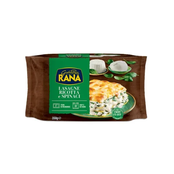 Lazanja ar Rikota sieru un spinātiem 350g Rana
