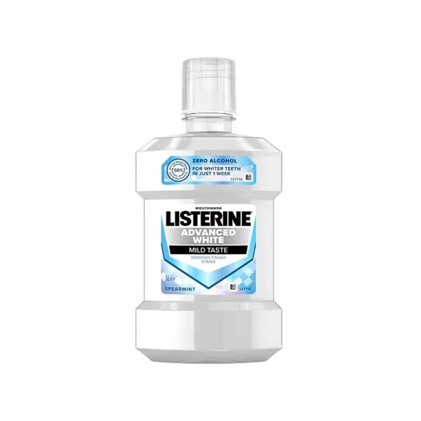 LISTERINE Advanced White mutes skalošanas līdzeklis, 1l