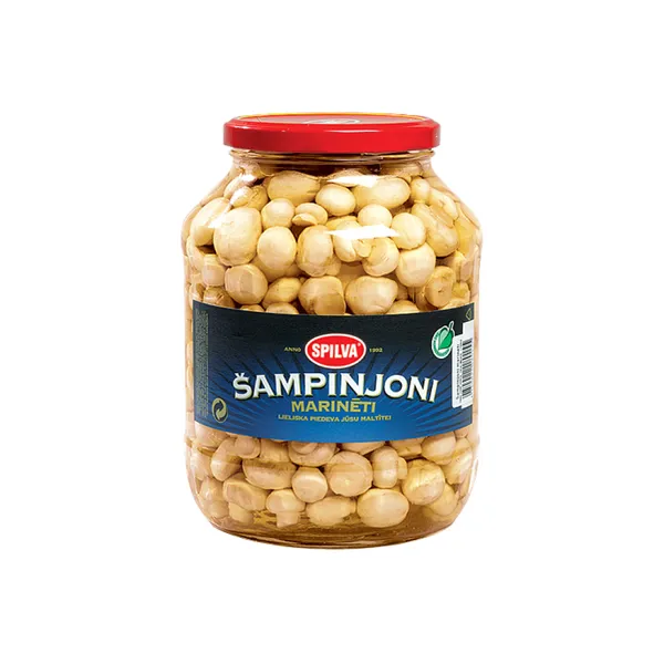 Marinēti šampinjoni 1,6 kg Spilva