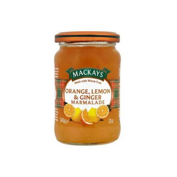 Marmelāde citrusaugļu ar ingveru, 340g, Mackays