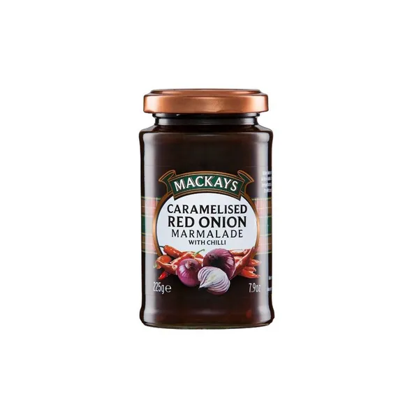 Marmelāde karamelizēto sīpolu ar čili, 225g, Mackays