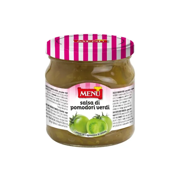 Mērce ar zaļiem tomātiem, 430g, Menu