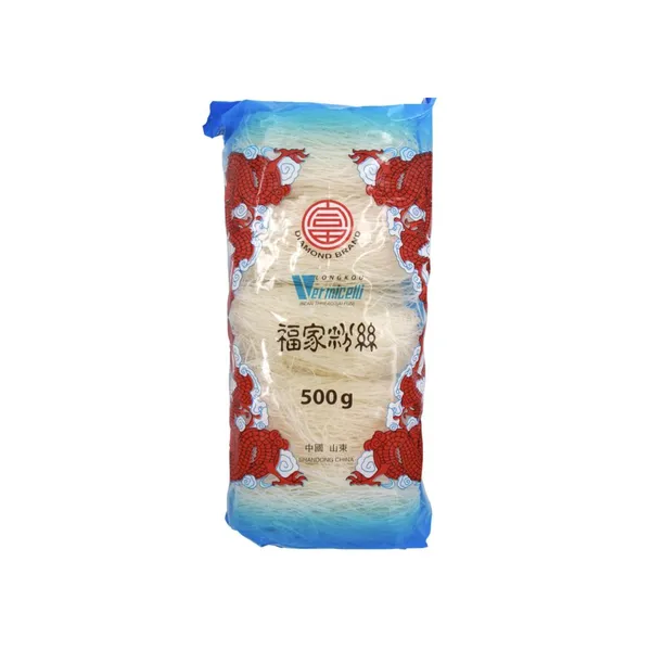 Nūdeles stikla Vermicelli 500g Diamond