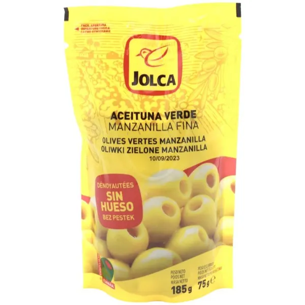 Olīvas zaļās Manzanilla b/k (PET) 75g
