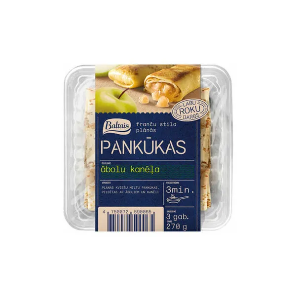 Pankūkas ar ābolu kanēļa pild. 270g