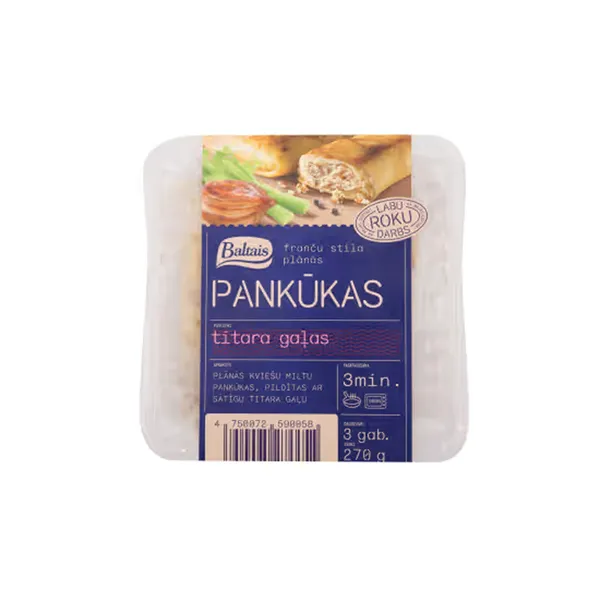 Pankūkas ar tītara gaļas pild. 270g