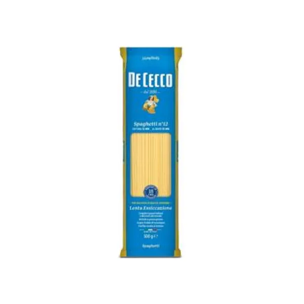 Pasta DE CECCO Spaghetti Nr.12 500g