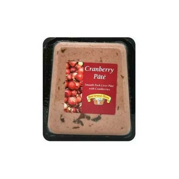 Pastēte cūkgaļas ar dzērvenēm 125g, Pate Grand-mere