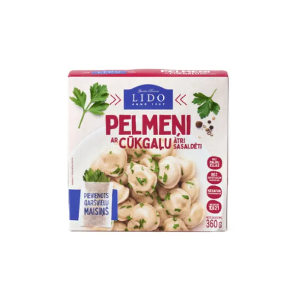 Pelmeņi Lido ar cūkgaļu 360g