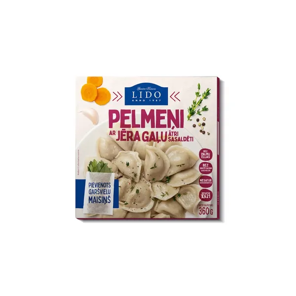 Pelmeņi Lido ar jēra gaļu 360g