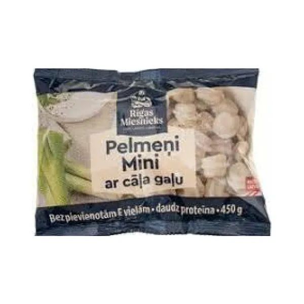 Pelmeņi Rīgas miesnieks mini ar cāļa gaļu 450g
