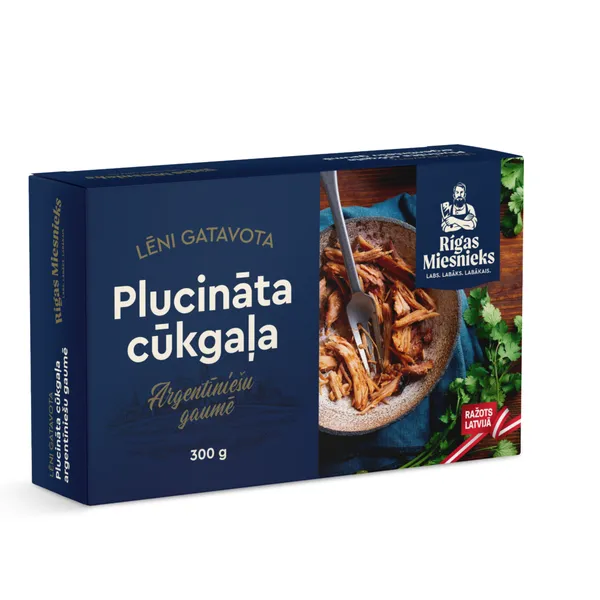Plucināta cūkgaļa argentīniešu gaumē