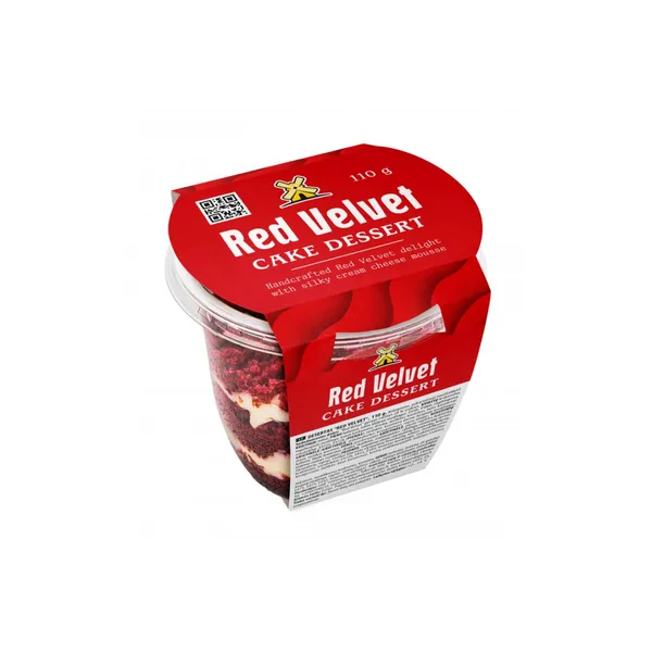 Red Velvet kūkas deserts 110g Latvijas Maiznieks