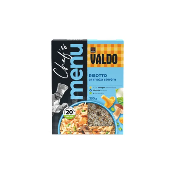 Risotto VALDO ar meža sēnēm 250g