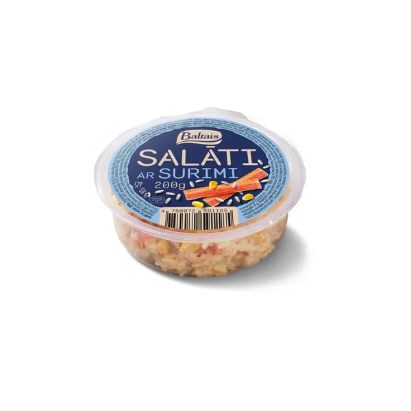 Salāti Rīsu ar surimi, 200g Baltais