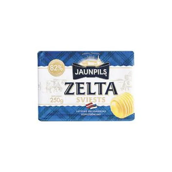 Saldkrējuma sviests ZELTA 82% 250 G